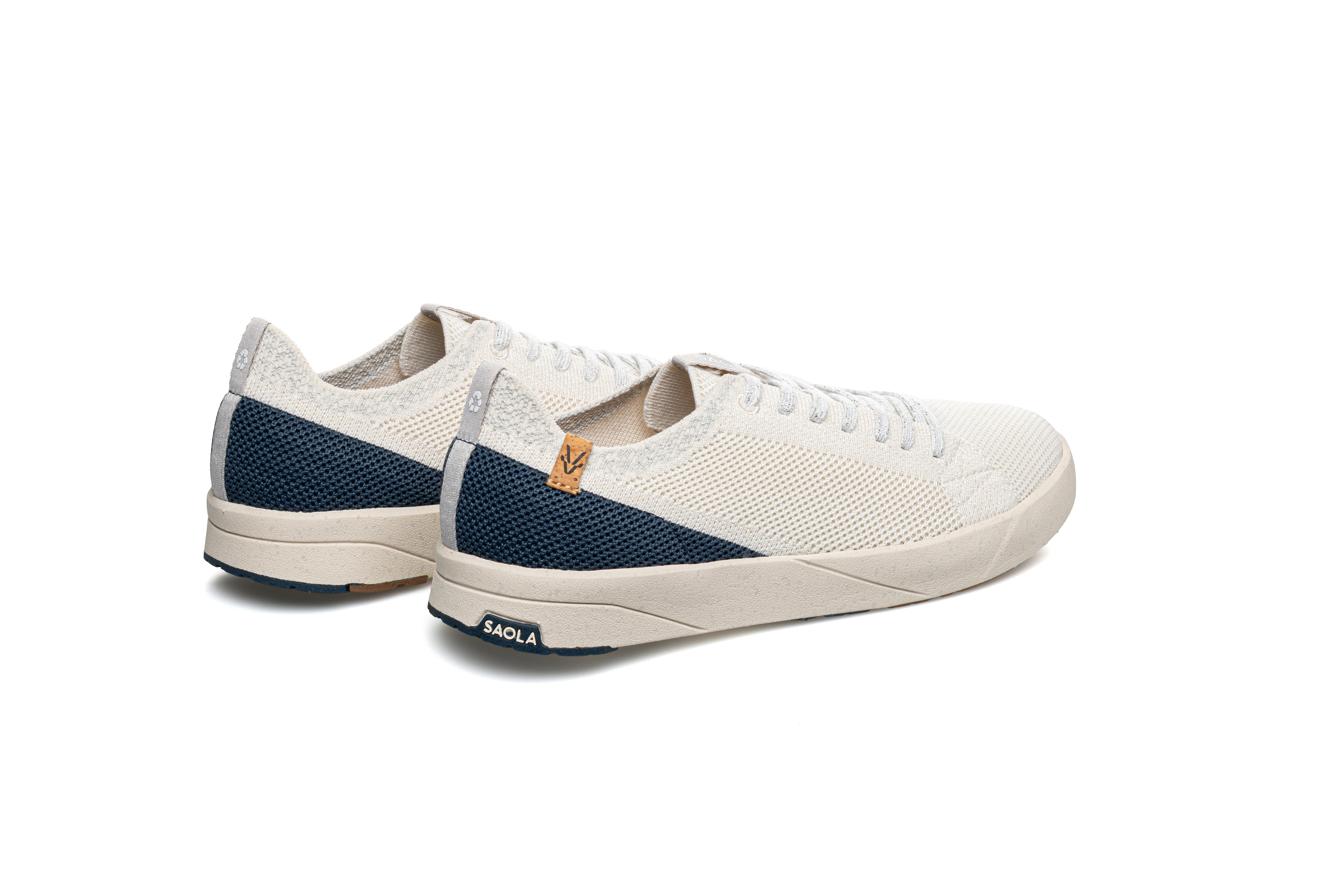 Cannon Knit 2.0 W White Navy - SAOLA SHOES