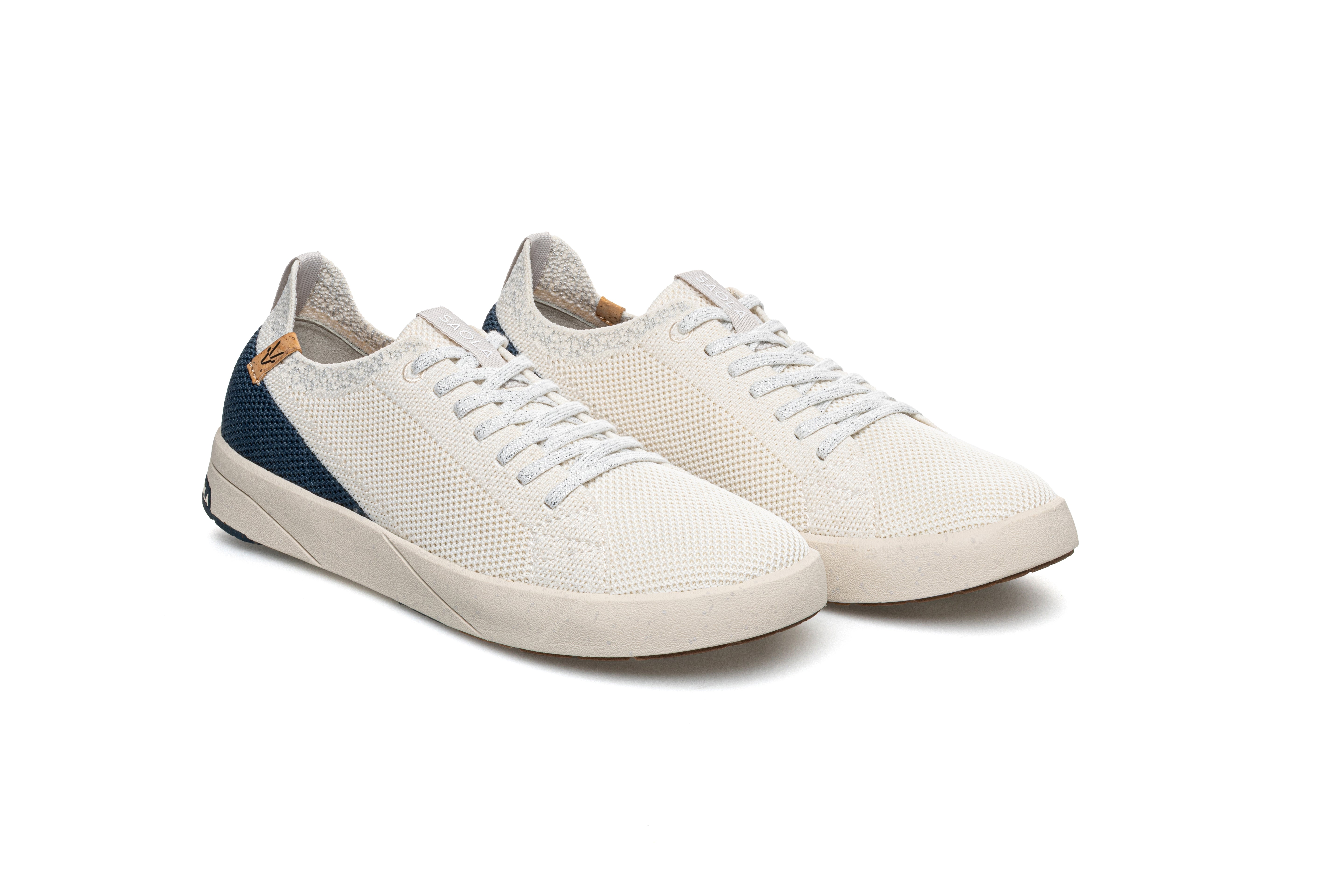 Cannon Knit 2.0 W White Navy - SAOLA SHOES