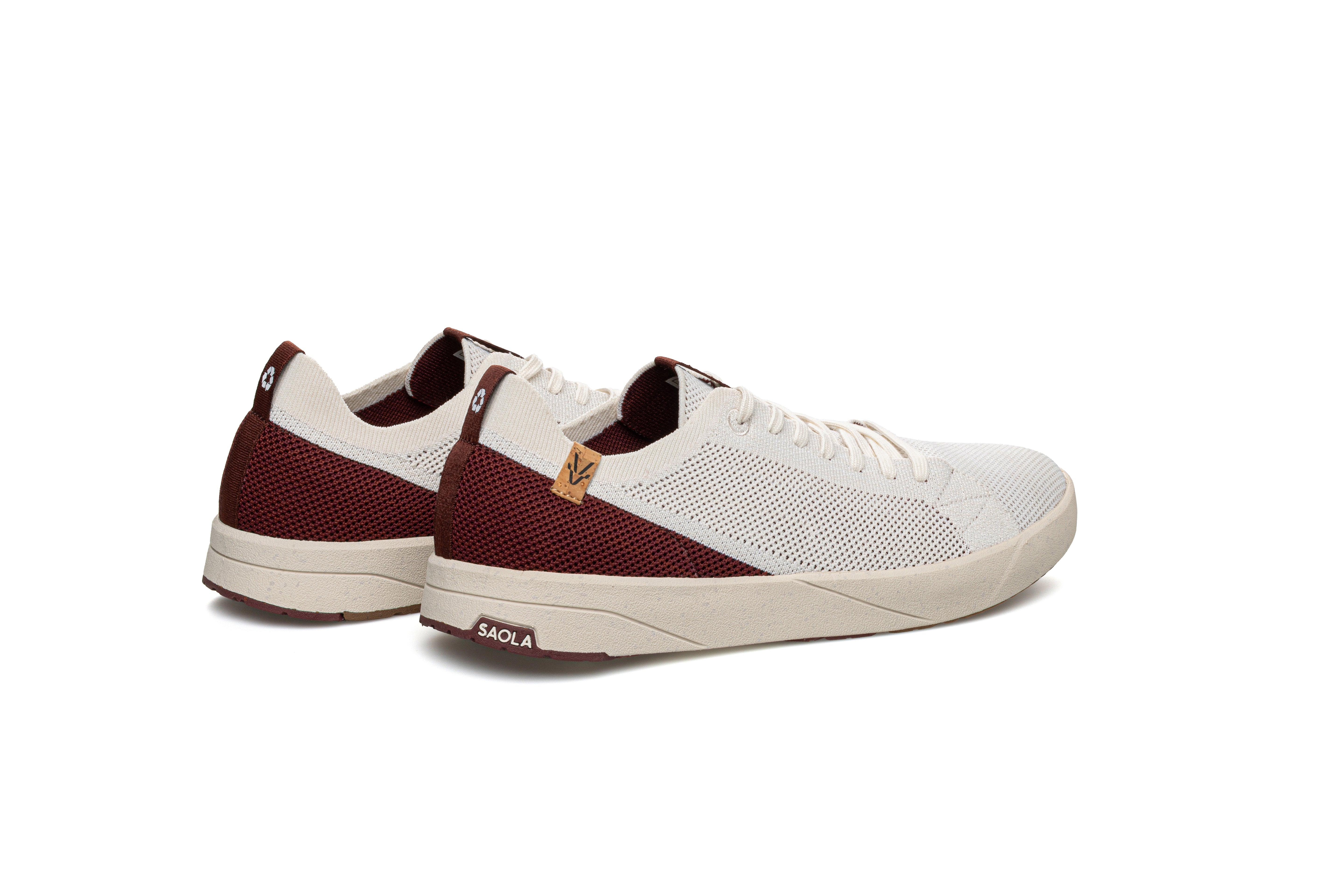 Cannon Knit 2.0 M White Red - SAOLA SHOES