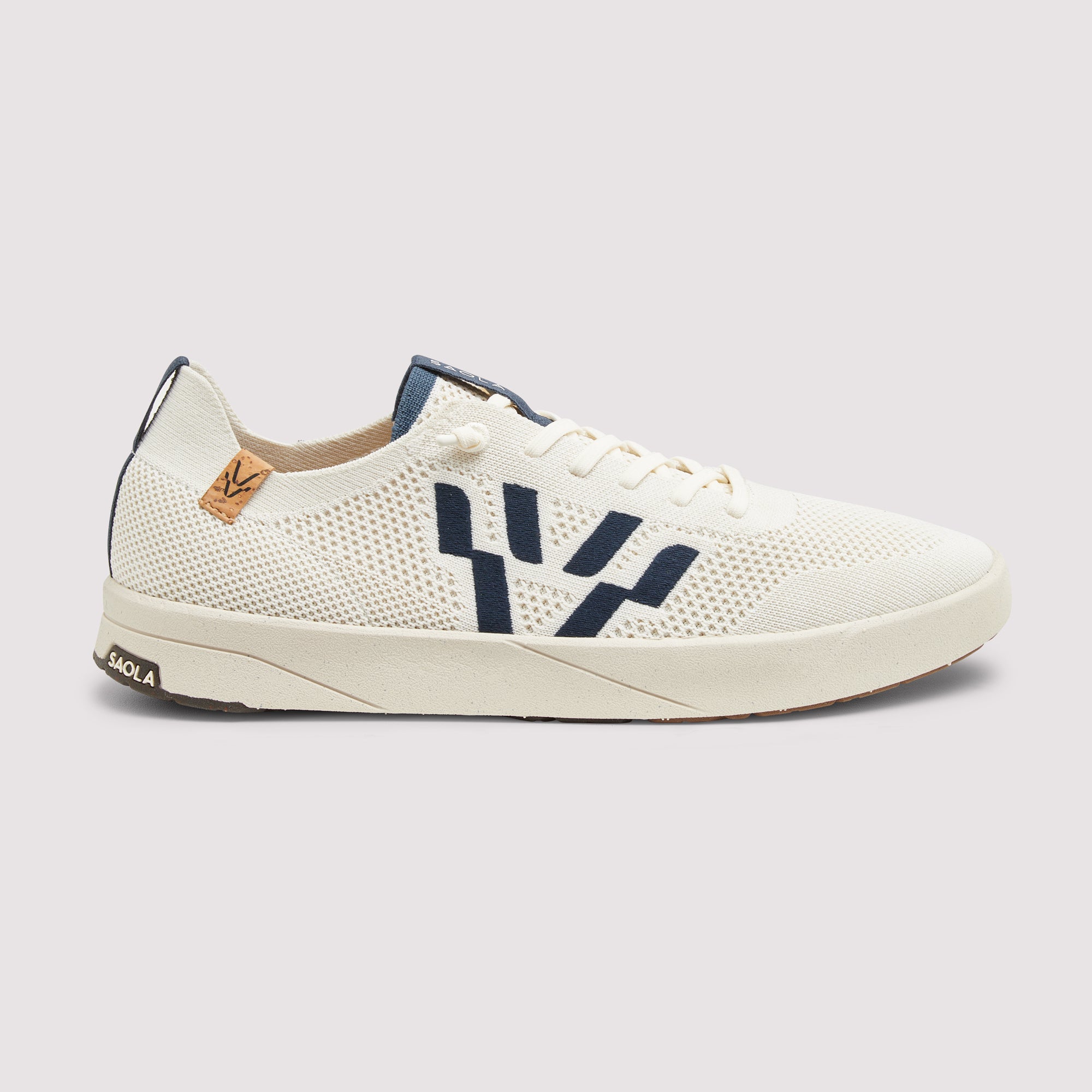 Cali Knit M White Navy