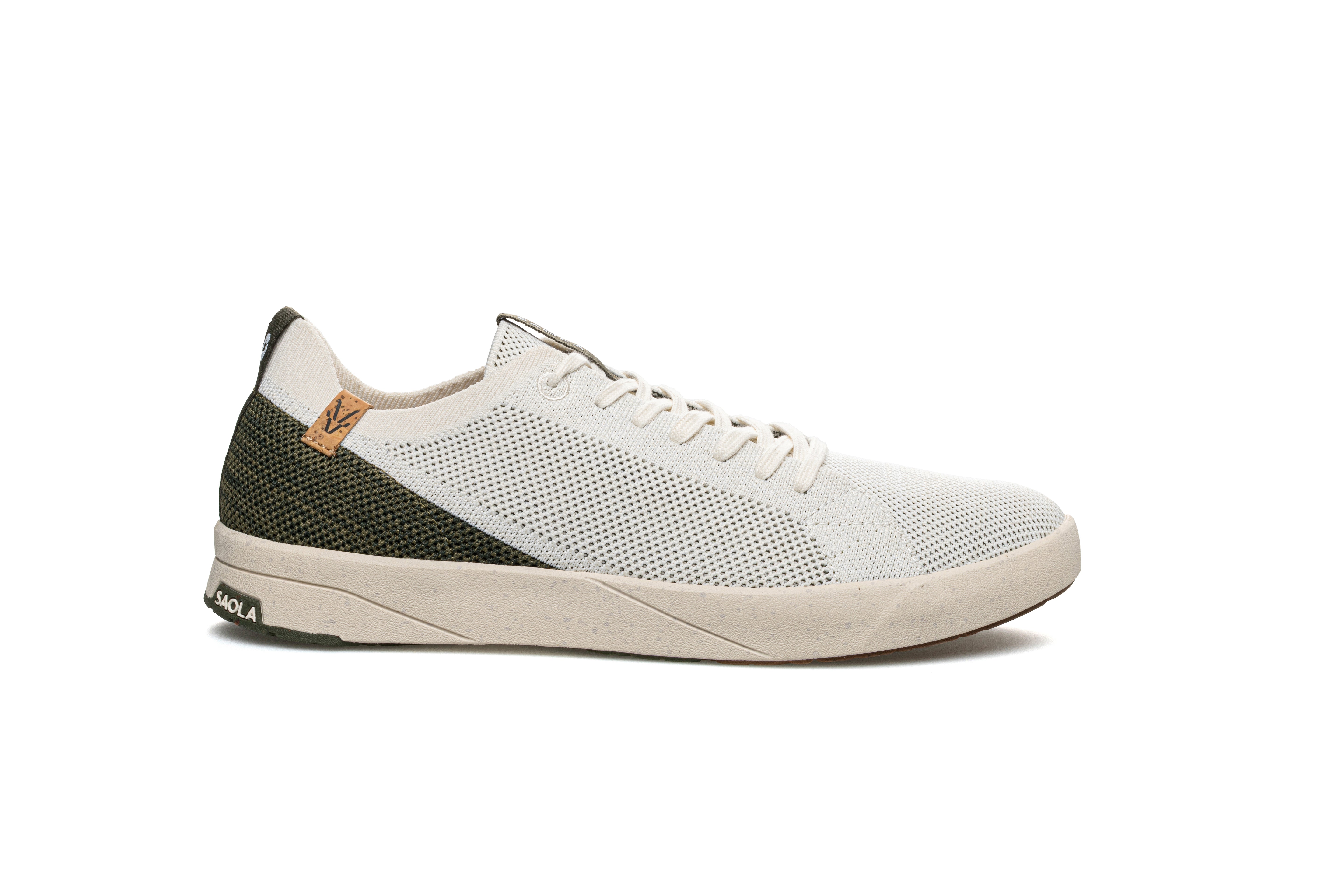 Cannon Knit 2.0 M White Olive - SAOLA SHOES