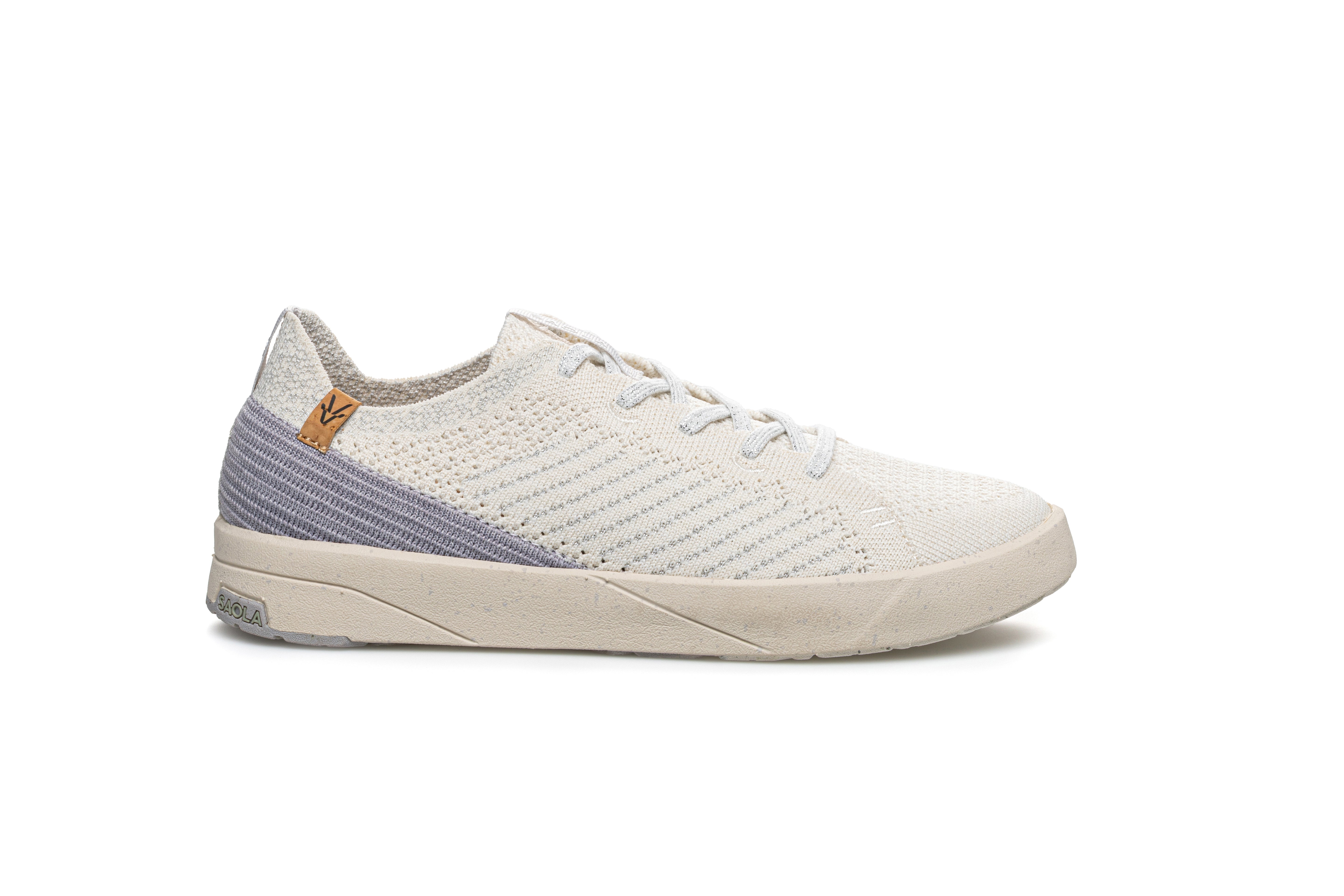 Cannon Knit 3 W White Mauve - SAOLA SHOES