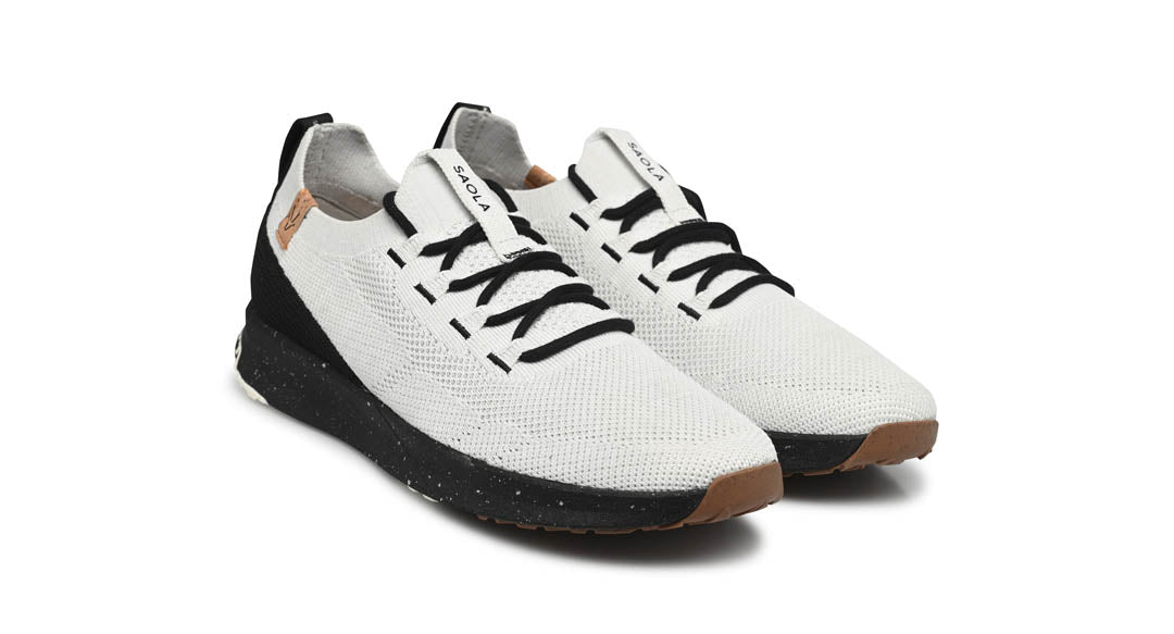 Tsavo 3 M White Black - SAOLA SHOES