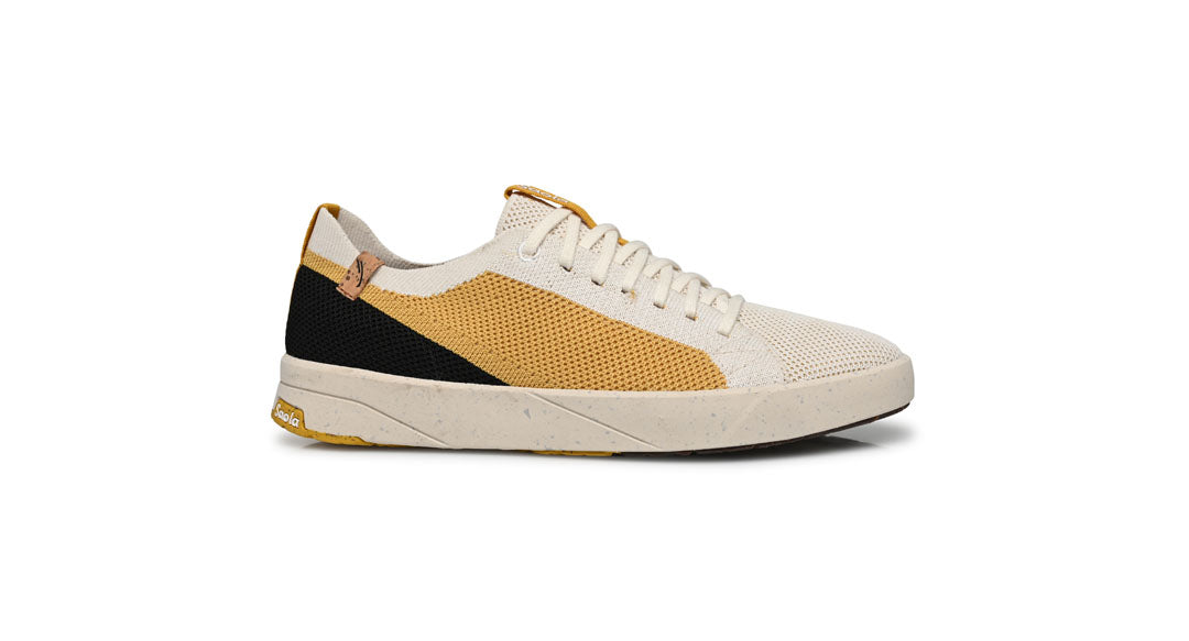 Cannon Knit W 2.0 White / Gold - SAOLA SHOES