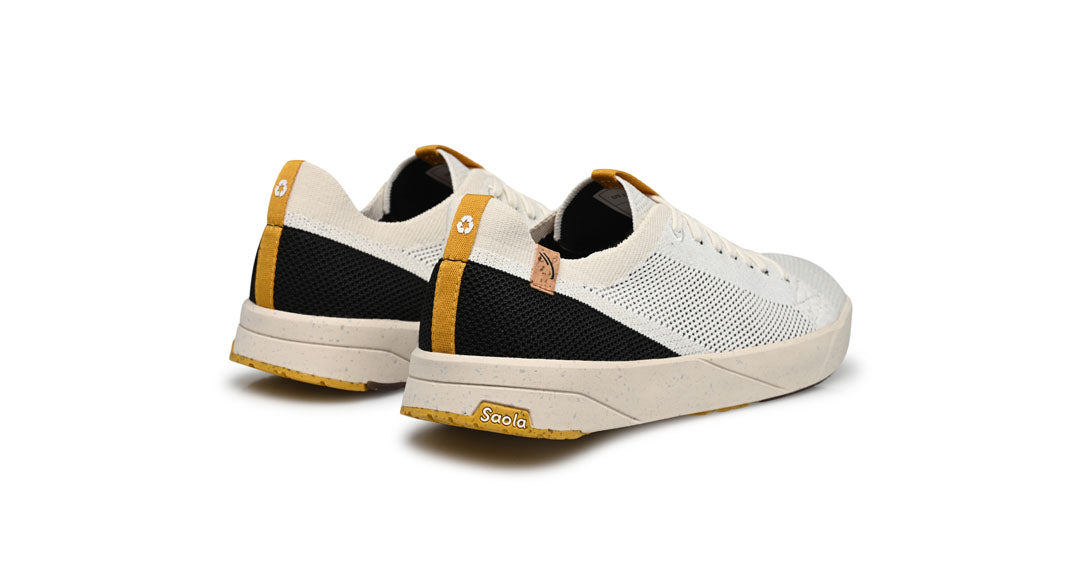 Cannon Knit W 2.0 White / Black - SAOLA SHOES