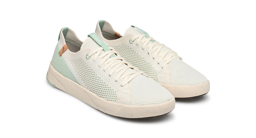 S Cannon Knit 2.0 W White Cameo Green Size 8 - SAOLA SHOES