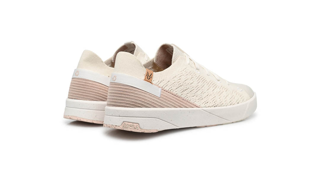 S Cannon Knit 3 W White Rose Size 7,5
