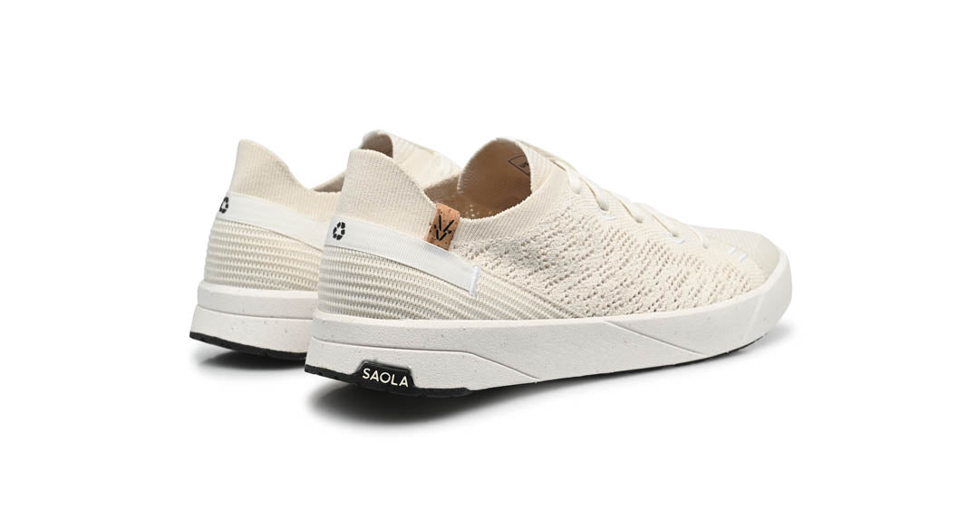 Cannon Knit 3 W White - SAOLA SHOES