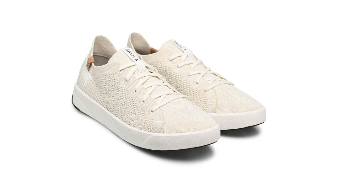 Cannon Knit 3 W White - SAOLA SHOES