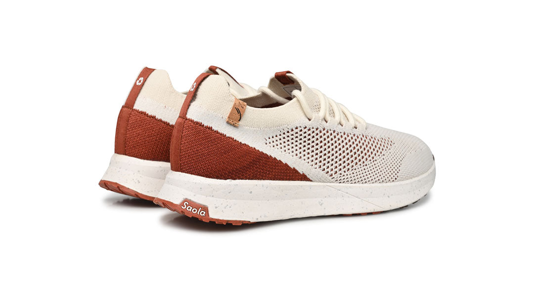 Tsavo W 2.0 White / Burgundy - SAOLA SHOES