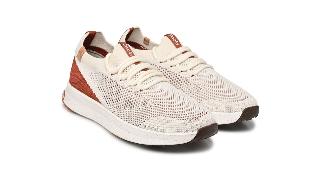 Tsavo W 2.0 White / Burgundy - SAOLA SHOES