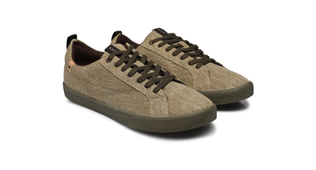 men's brown shoes overview from right side