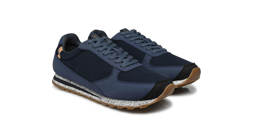Men's shoes blue color overview right side