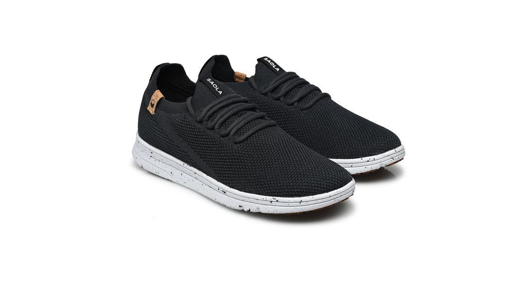women's black shoes overview from front