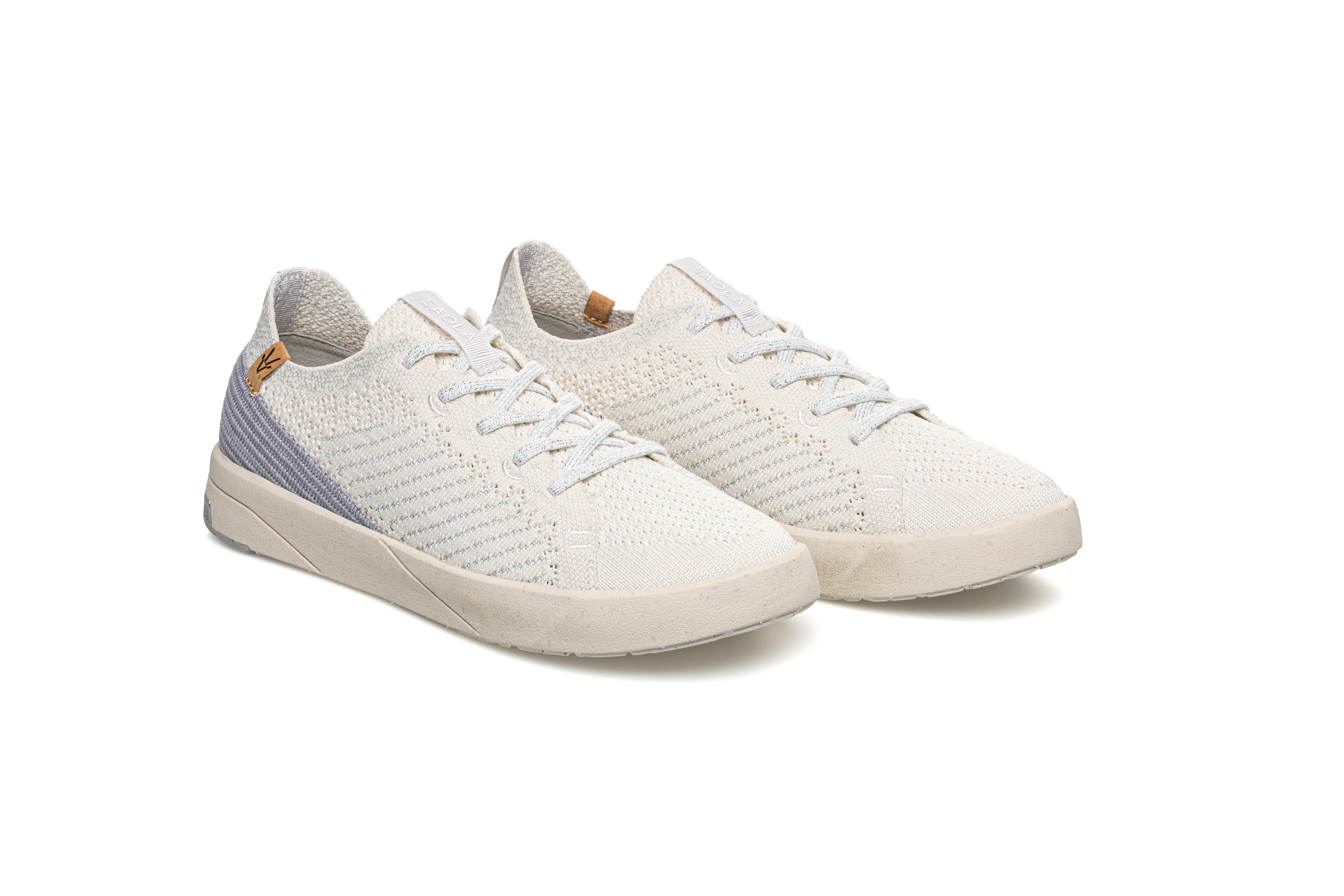 Cannon Knit 3 W White Mauve - SAOLA SHOES
