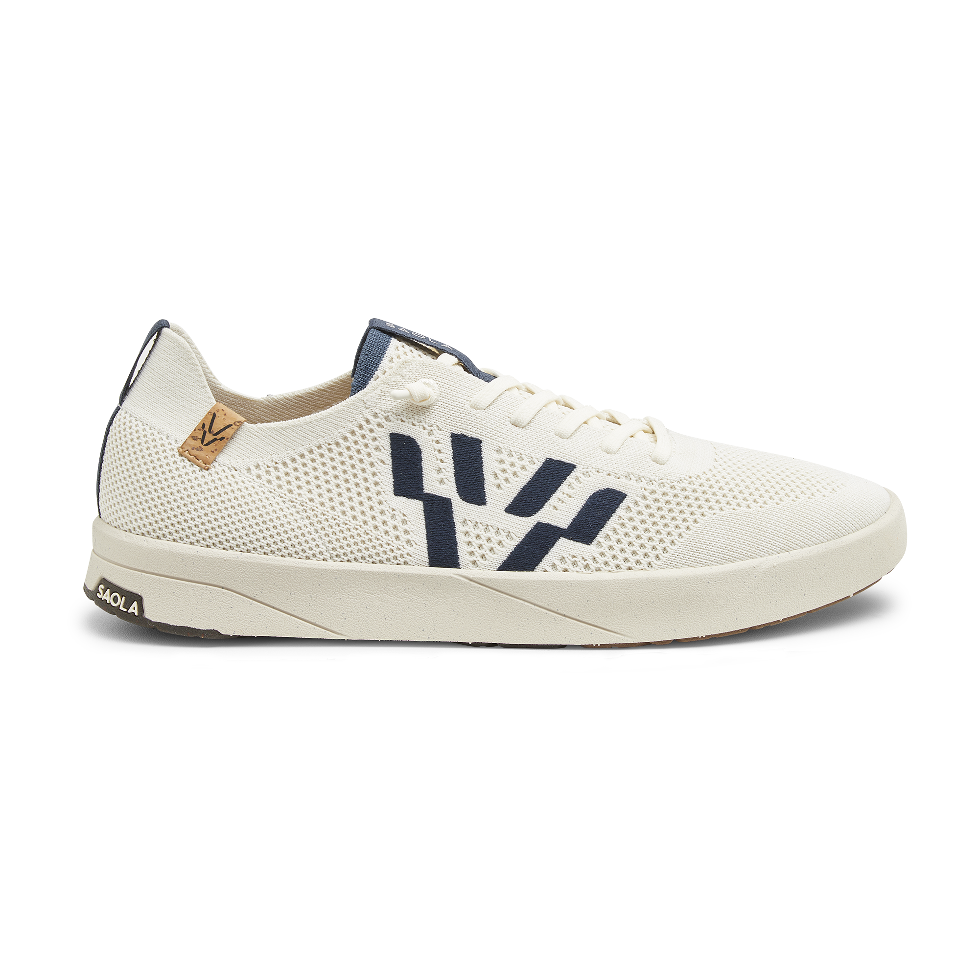 Cali Knit M White Navy