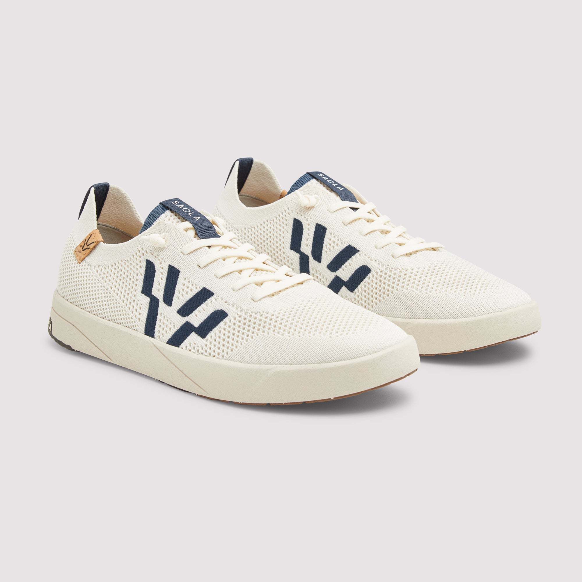 Cali Knit M White Navy