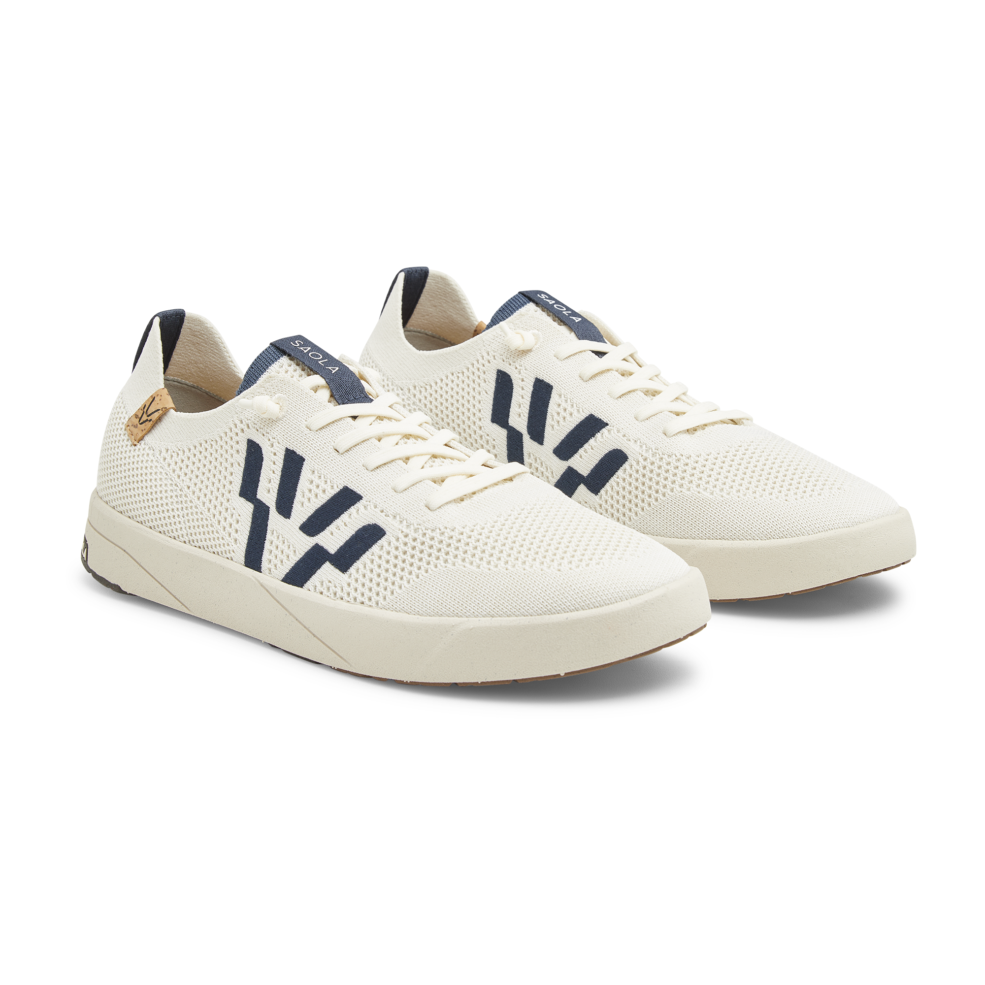 Cali Knit M White Navy