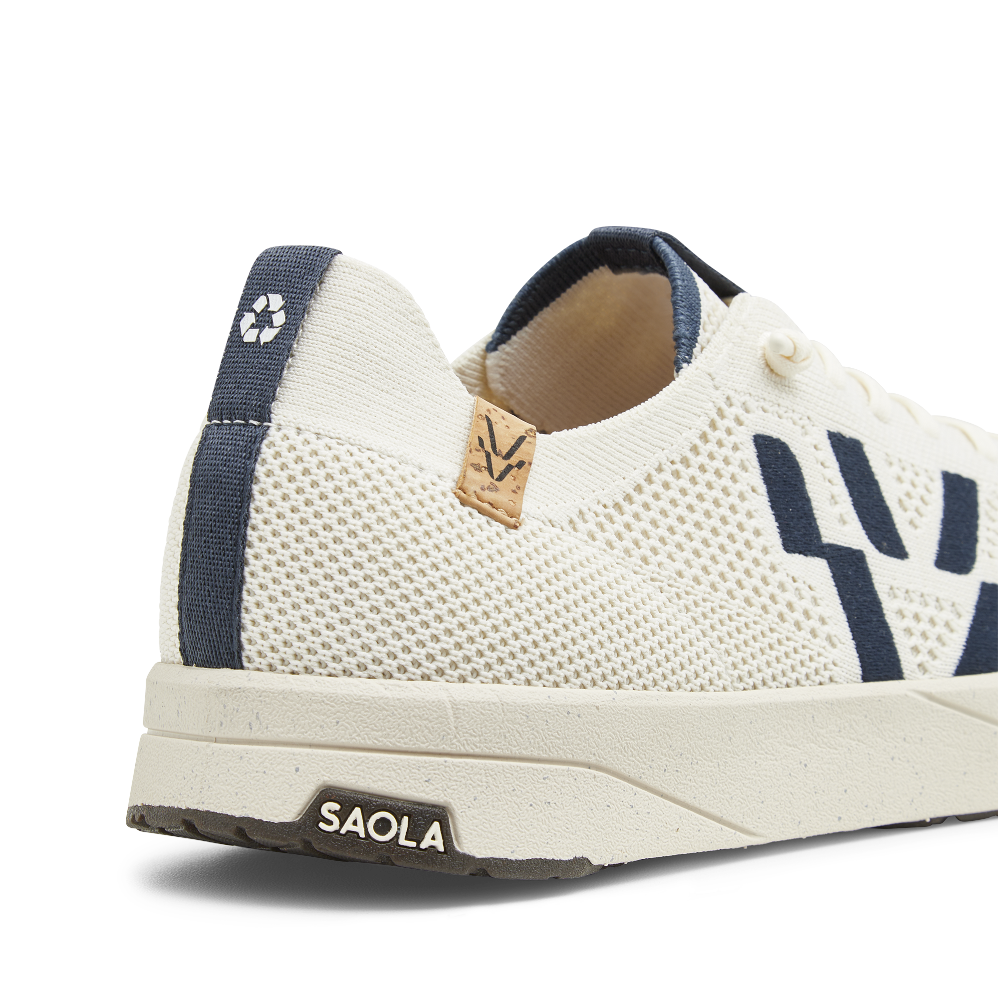 Cali Knit M White Navy