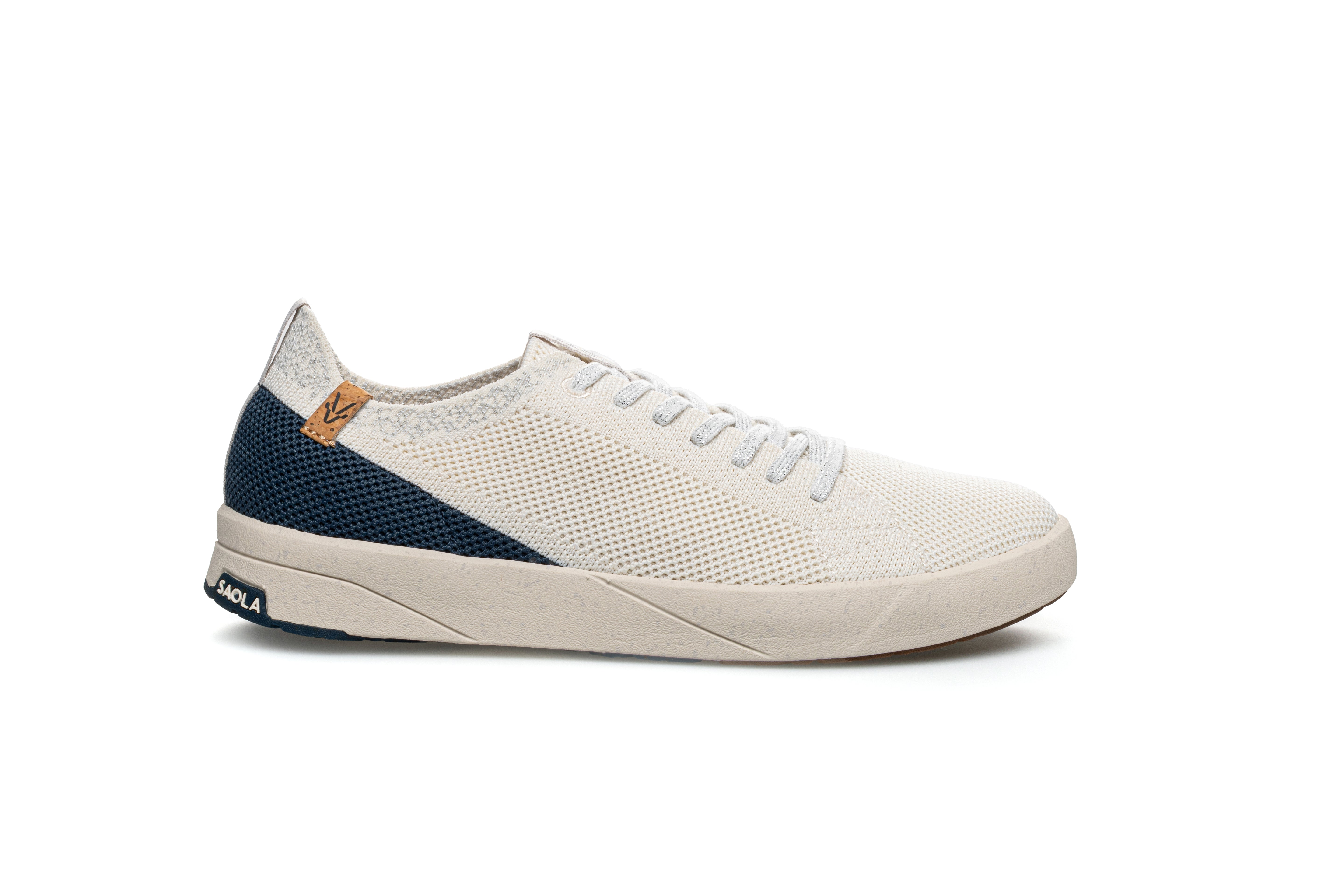 Cannon Knit 2.0 W White Navy - SAOLA SHOES