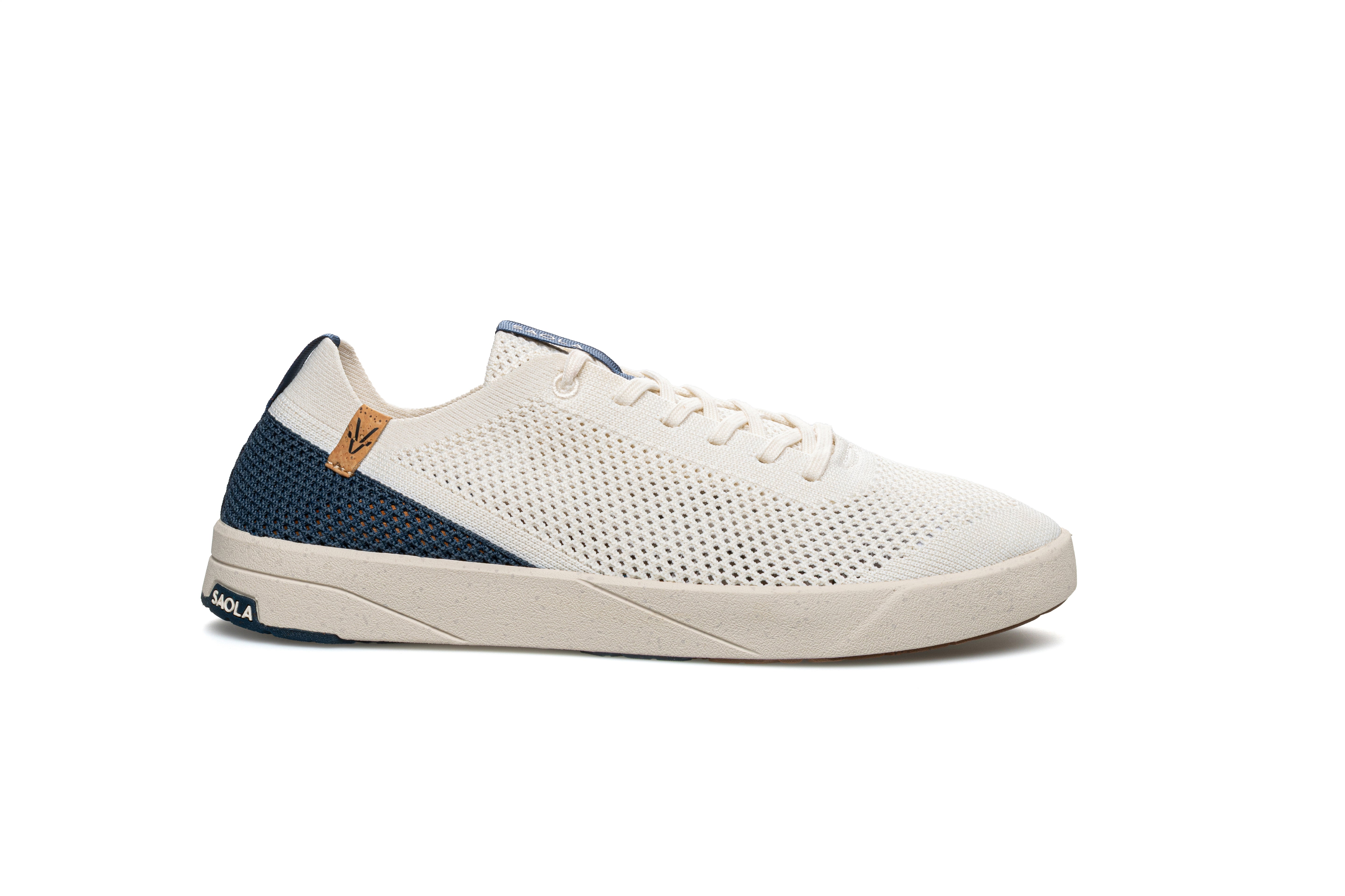 Ezo M White Navy - SAOLA SHOES