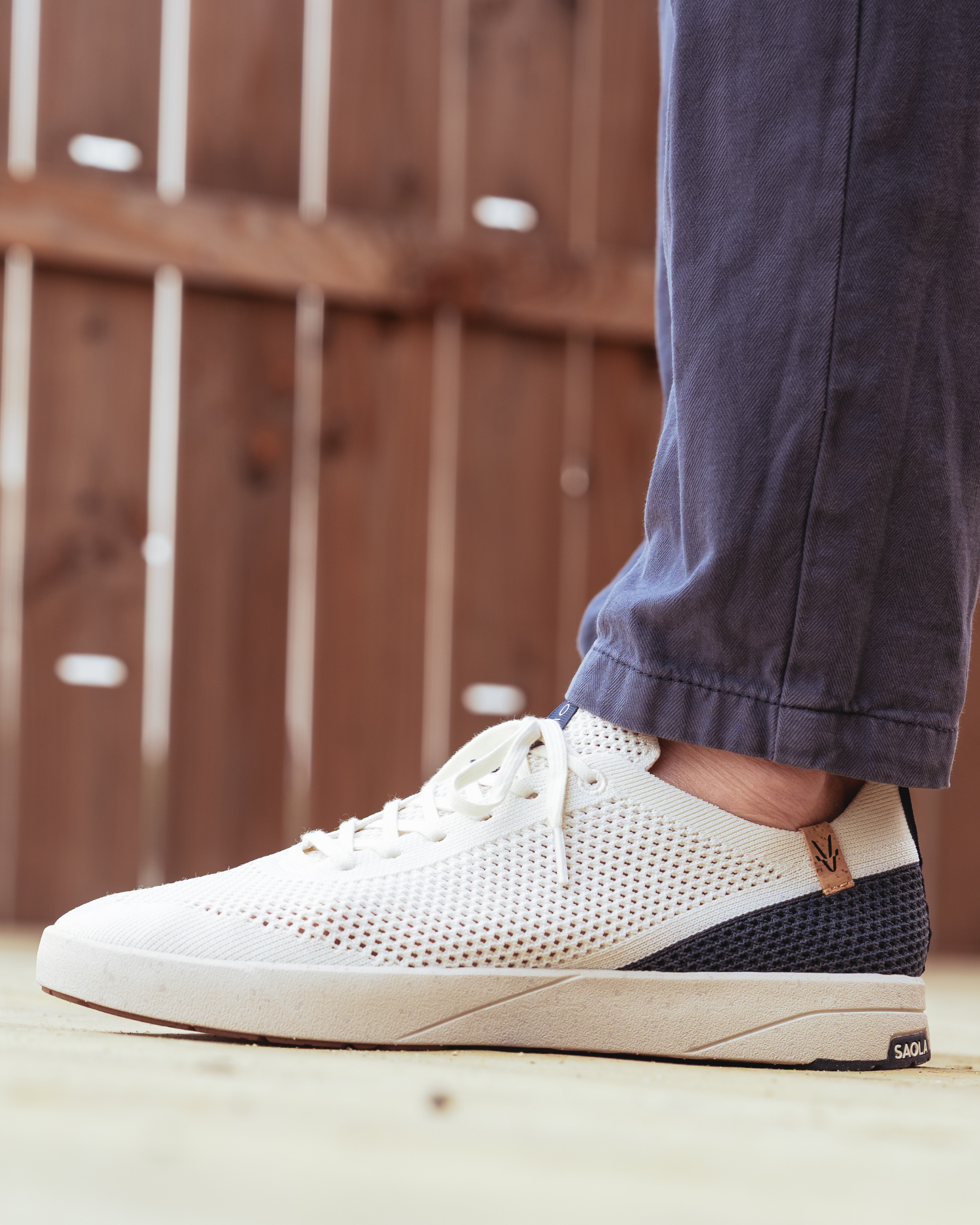 Ezo M White Navy - SAOLA SHOES
