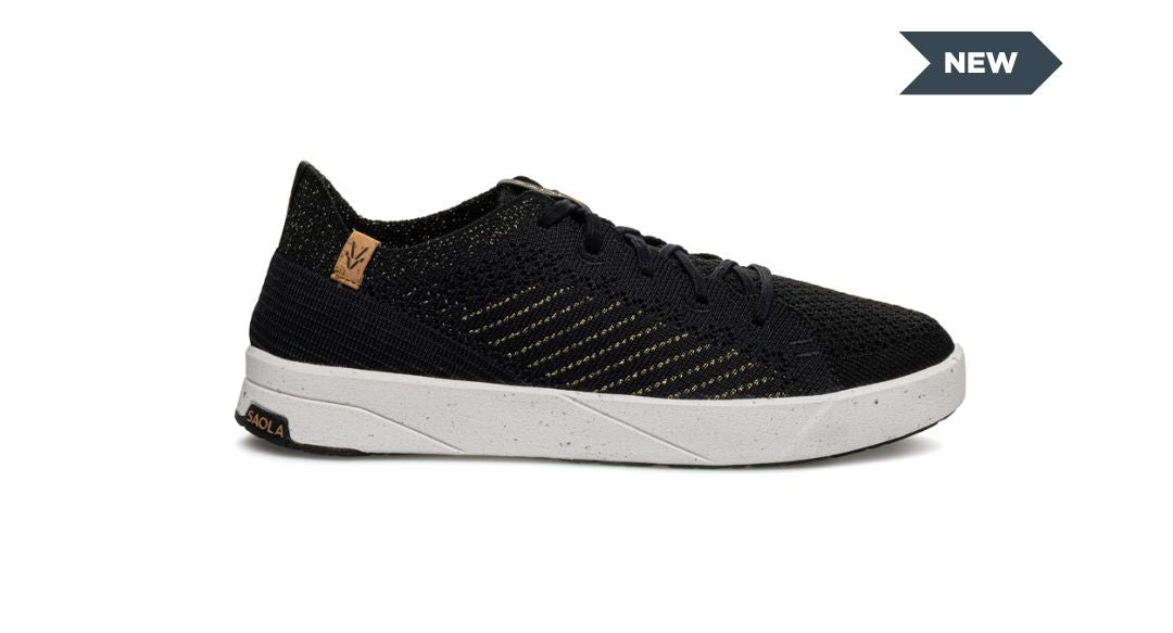 Cannon Knit 3 W Black Gold