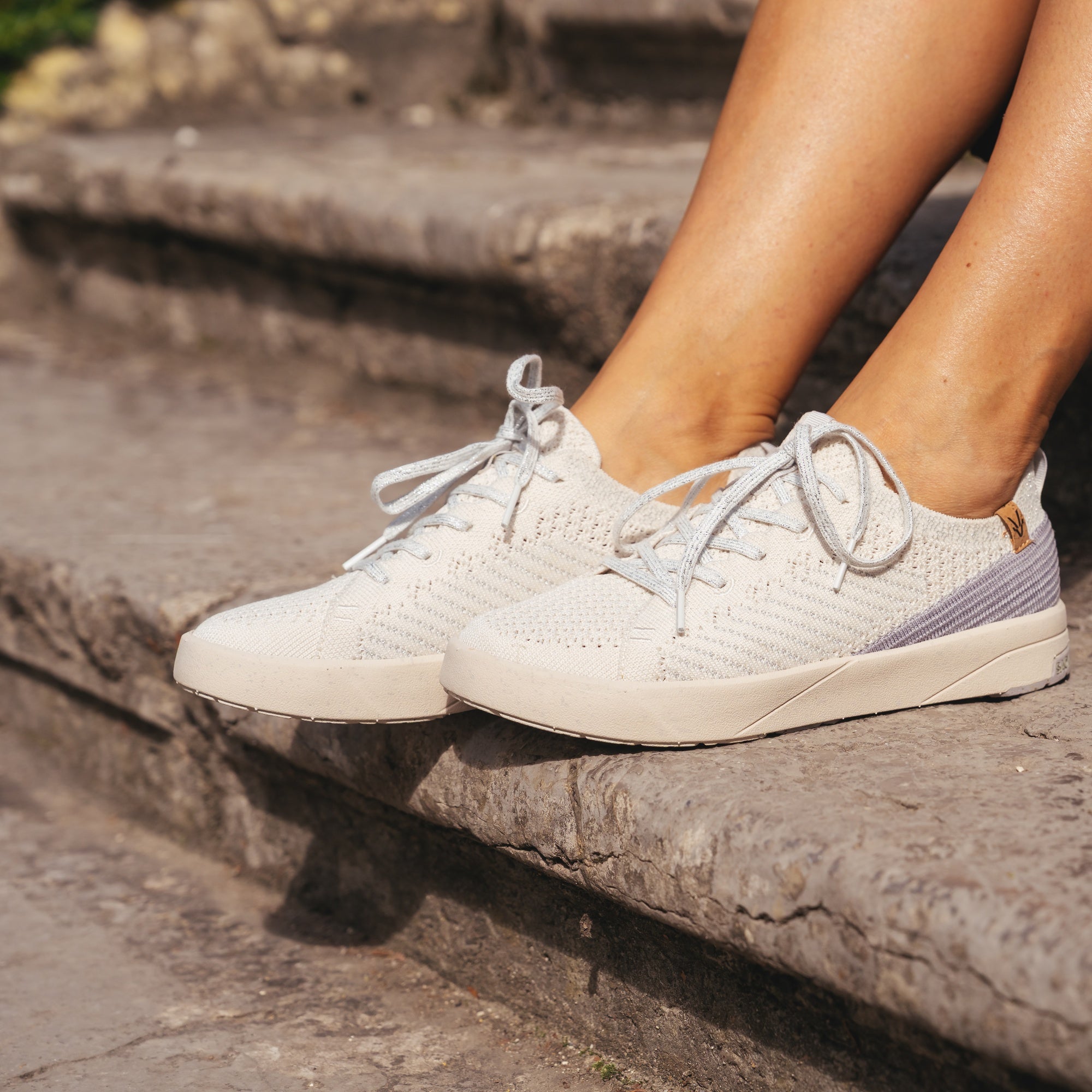 Cannon Knit 3 W White Mauve