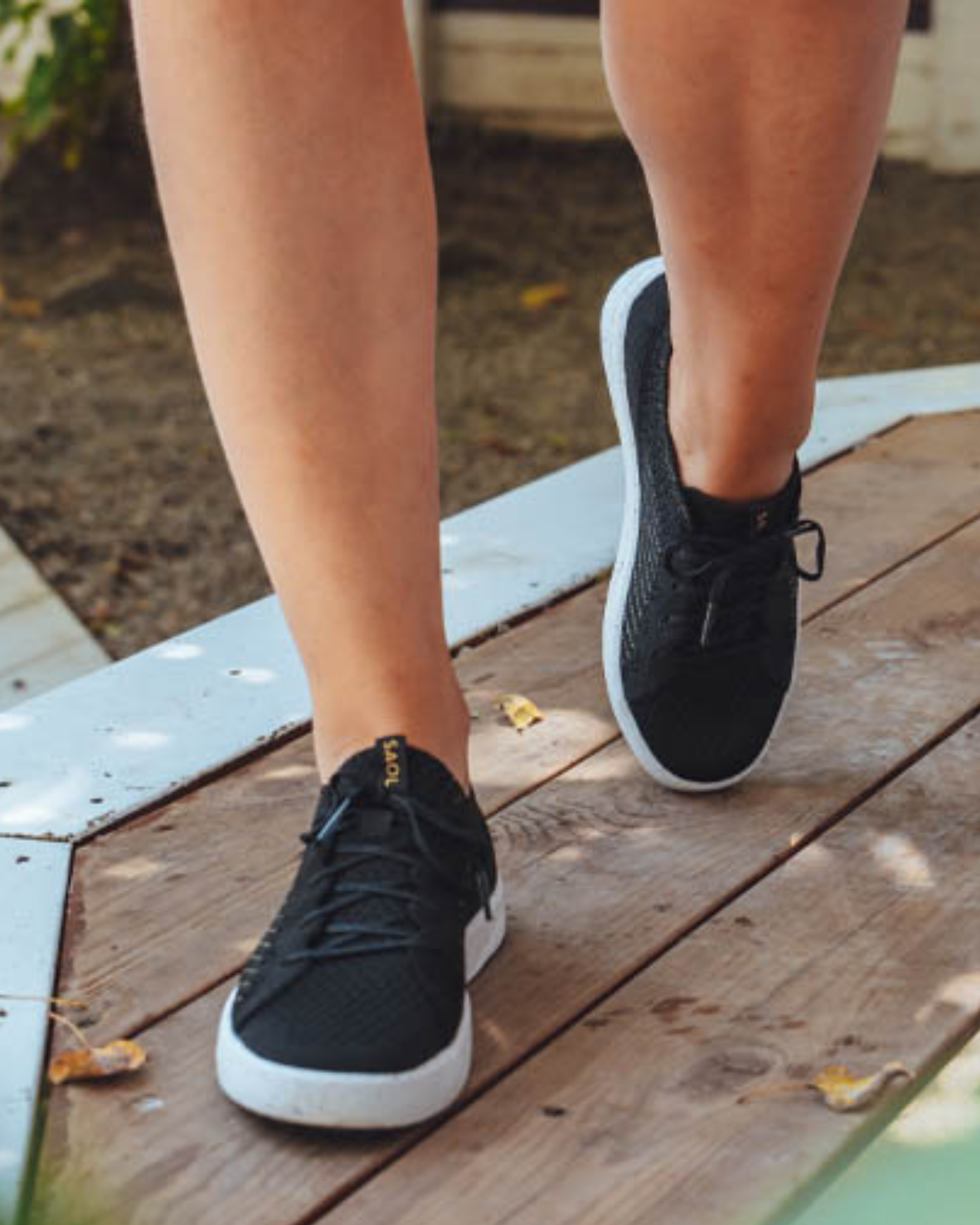 Cannon Knit 3 W Black Gold - SAOLA SHOES