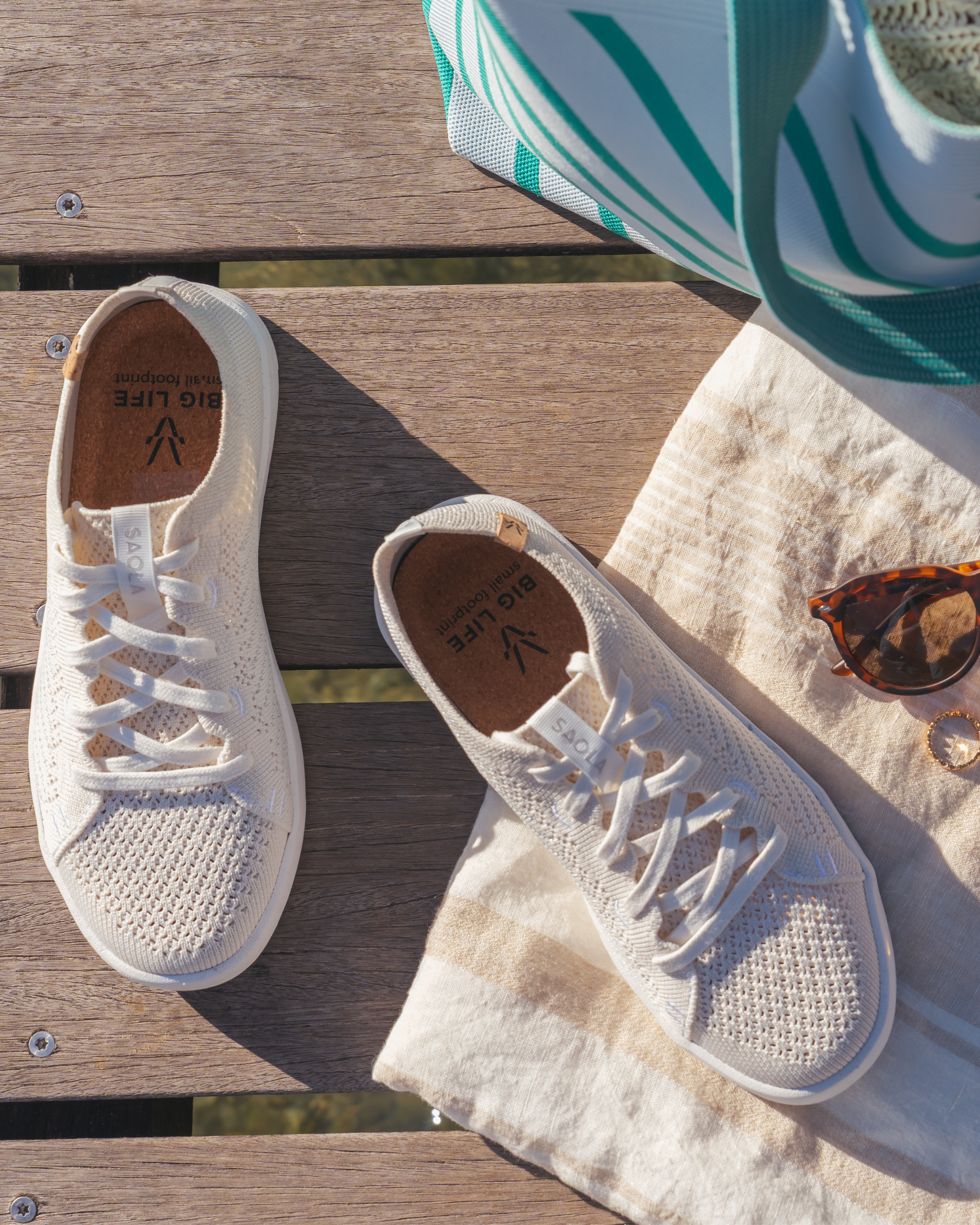 Cannon Knit 3 W White Silver - SAOLA SHOES