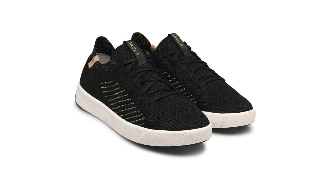 Cannon Knit 3 W Black Gold