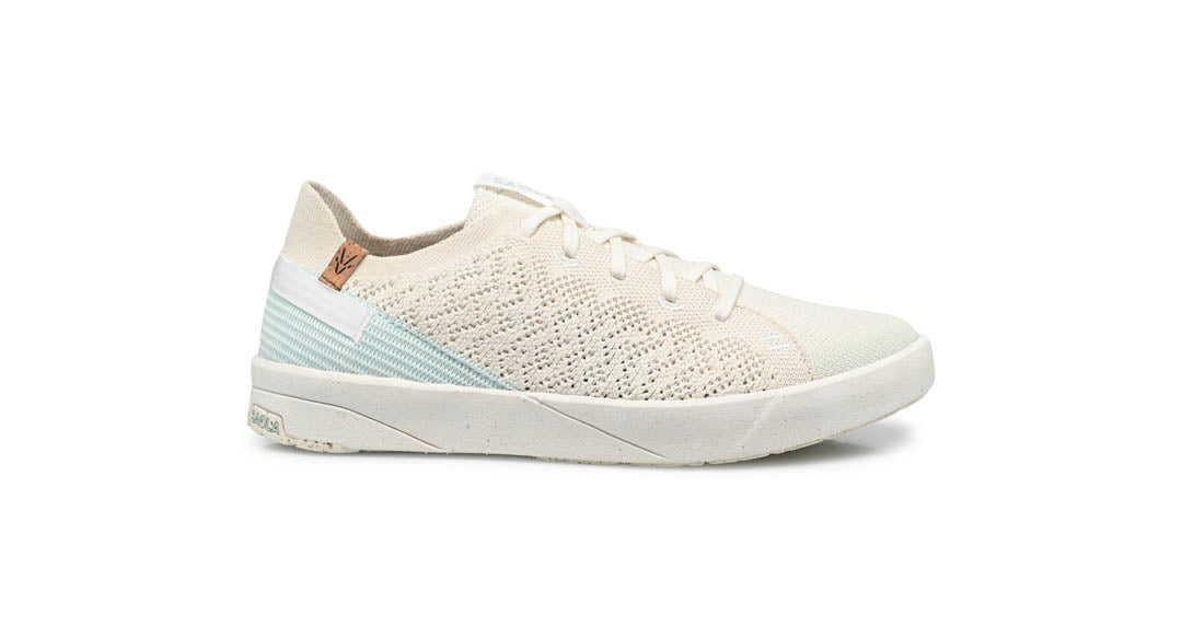 S Cannon Knit 3 W White Pale Blue Size 8