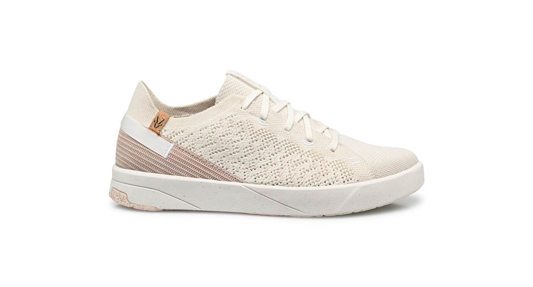 S Cannon Knit 3 W White Rose Size 7,5