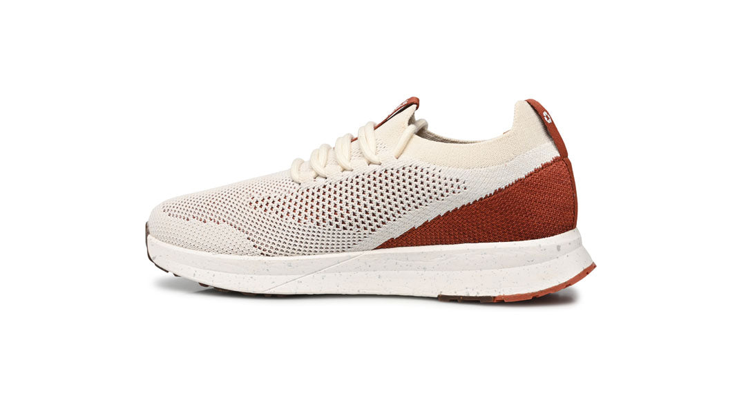 S Tsavo W 2.0 White - Burgundy Size 8