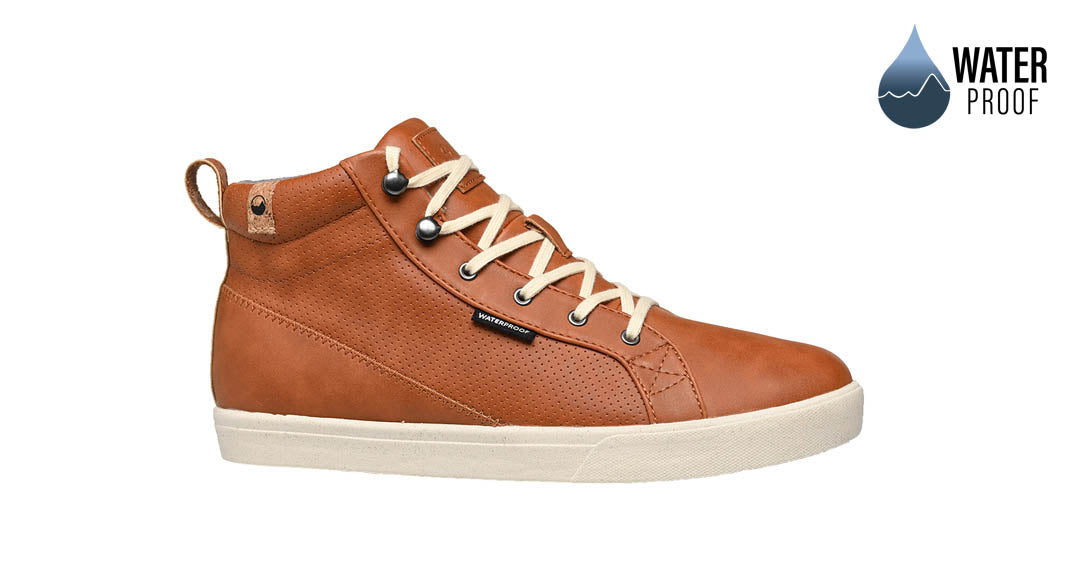 women's caramel shoes from right side
