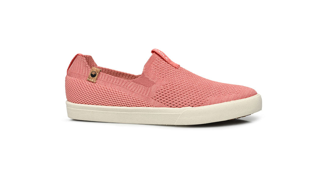 women's faded rose shoes from right side