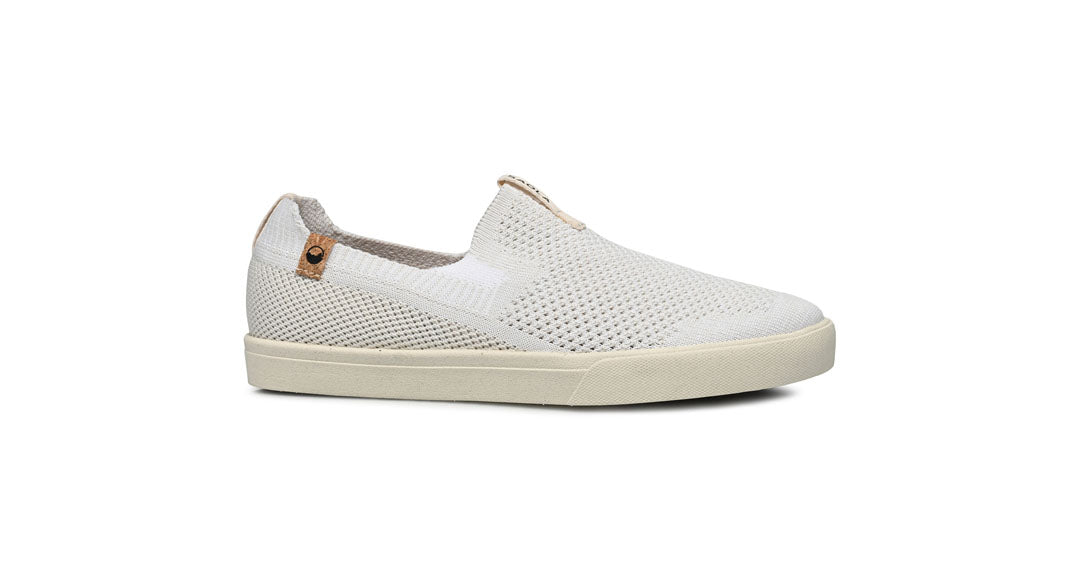 women's white shoes from right side